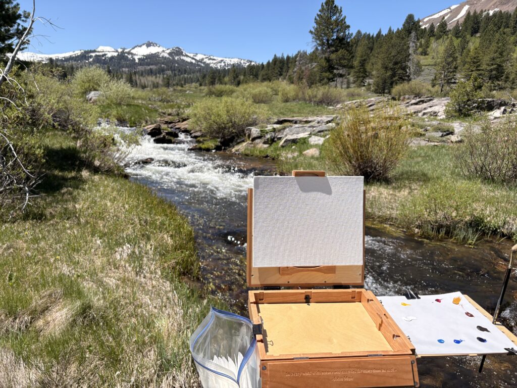 My new alma prima plein air box. Something I've been wanting to do for 3 years now and I'm finally doing it.